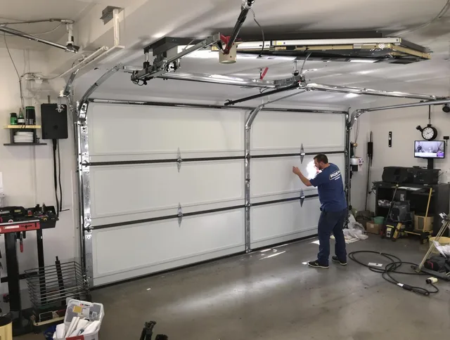 Professional garage door repair service by Solon Garage Door Repair in Solon
