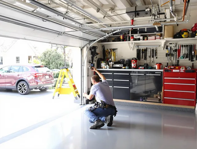 Local garage door repair service by Solon Garage Door Repair in Solon