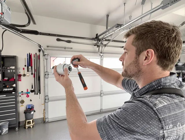 Garage door opener repair service by Solon Garage Door Repair in Solon